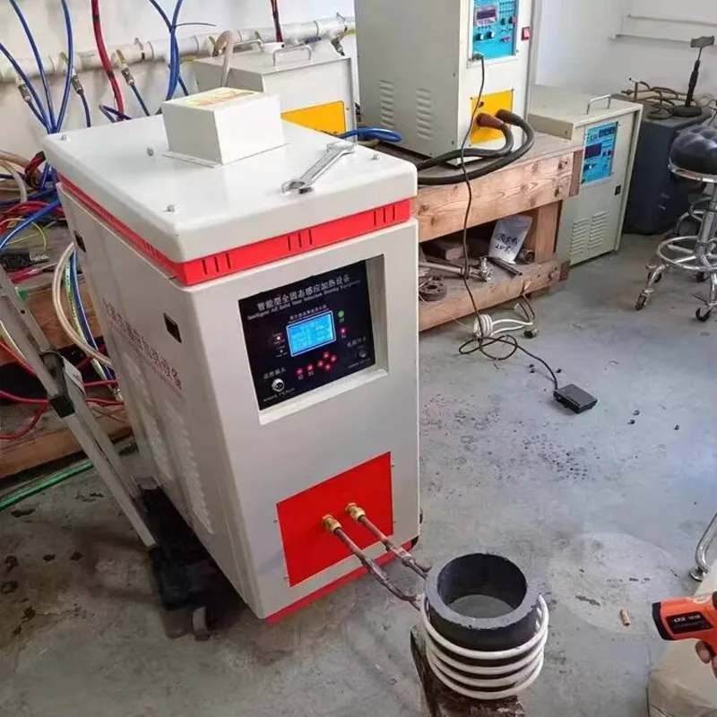 

Portable High Frequency Heating Machine 15Kw Induction Heater For Heat Treatment Furnace 500Kg/H Capacity Adjustable