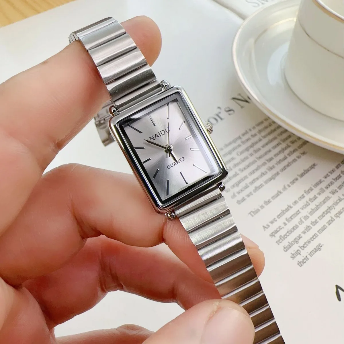 New Luxury Women Watch Stainless Steel Belt Quartz Watch Ladies Quartz Wristwatch Montre Femme Clock Gifts Watches Reloj Mujer