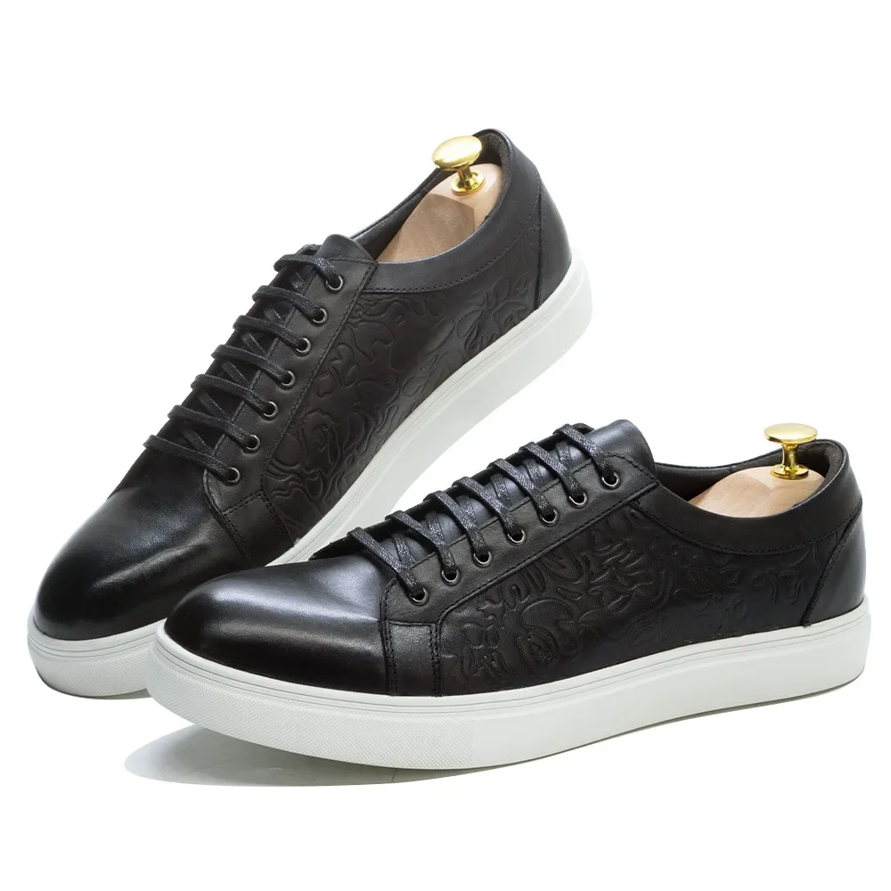 

CLAIAMI/мужская повседневная кожаная обувь, Новое поступление, модная мужская обувь на шнуровке, обувь ручной работы для мужчин, удобные кроссовки в стиле ретро, Zapatos