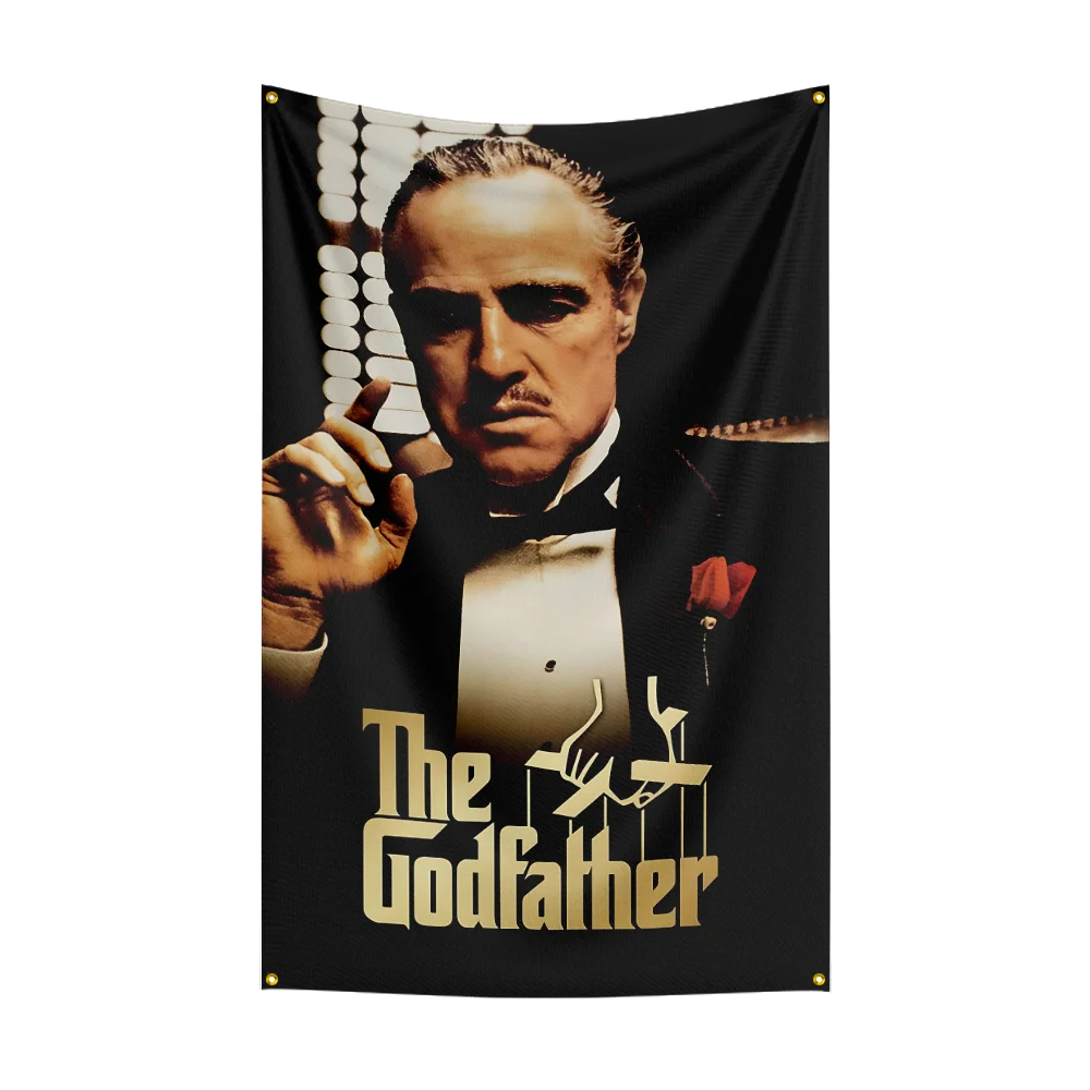 3x5 Ft T-the godfathers Plays Flag Classic Movie Flag Wall Hanging Banner Decor Movie Poster