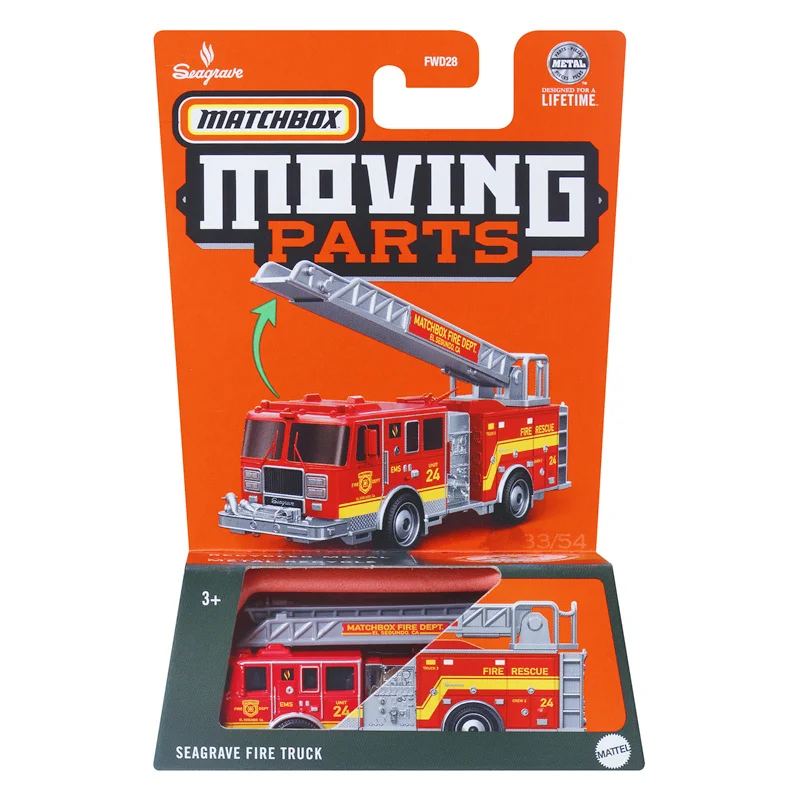 Mattel Matchbox Car Moving Parts Toys Boys 1/64 Diecast Mercedes Benz Sprinter Honda Buick Riviera Fir Truck Bizzarrini Model