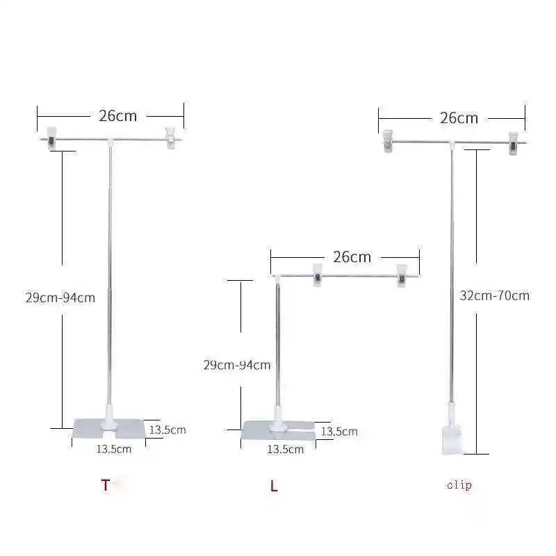 Desktop Poster Rack Pop Poster Banner t Table Display Stand Holder Advertising Commodity Pricetag Sign Label Holder Clip Clamp