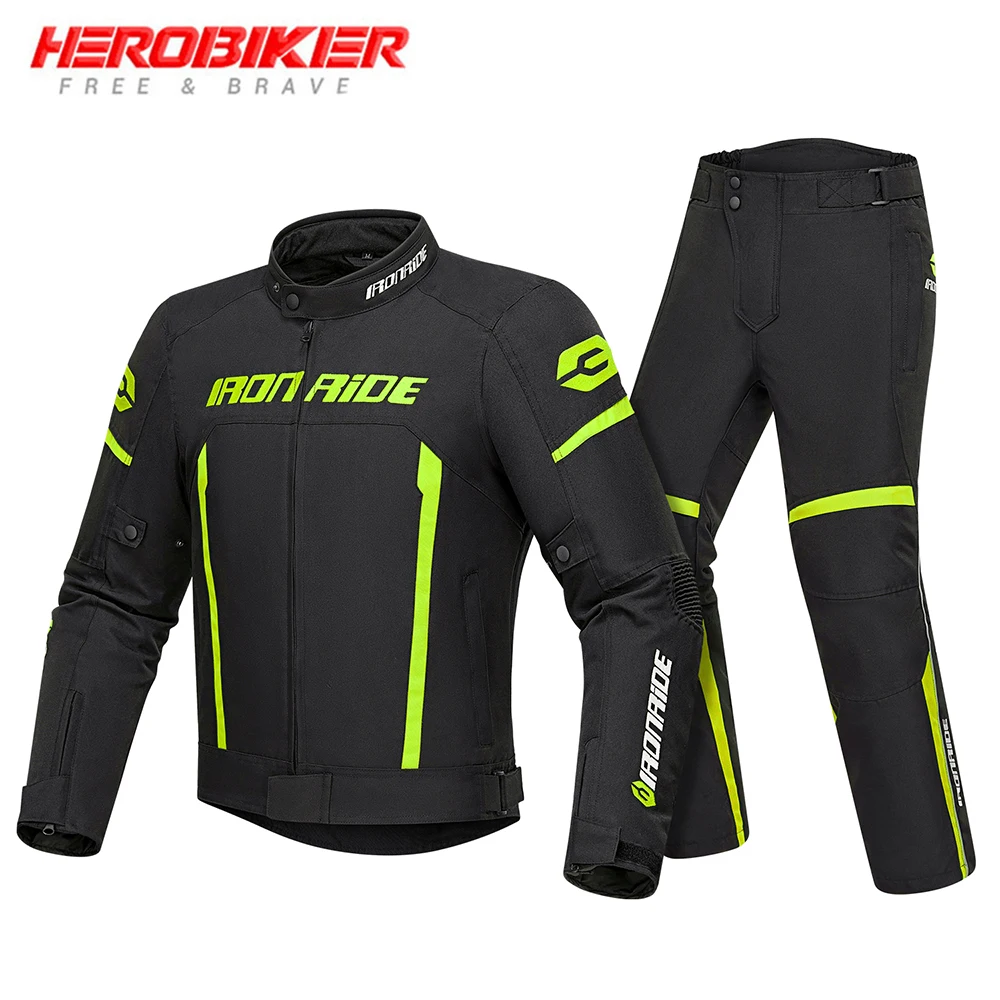 

Motorcycle Riding Jacket Men's Four Season Motorcycle Jacket Autumn And Winter Breathable Rainproof Reflective Motorcycle Pants