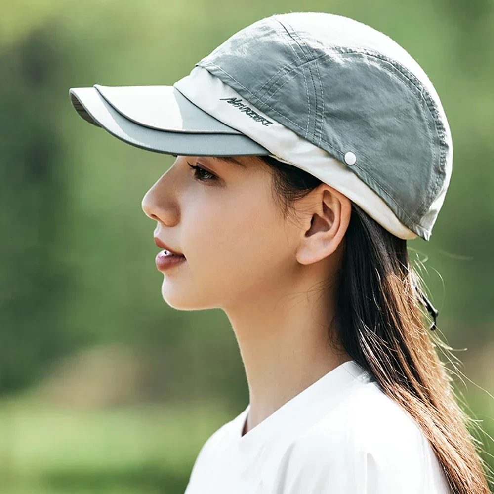 

Naturehike Covering Fisherman Hat Sun Protection Hiking Caps Ultralight Fashionable Lady's Anti-UV Casual Hats Large Wide Angle