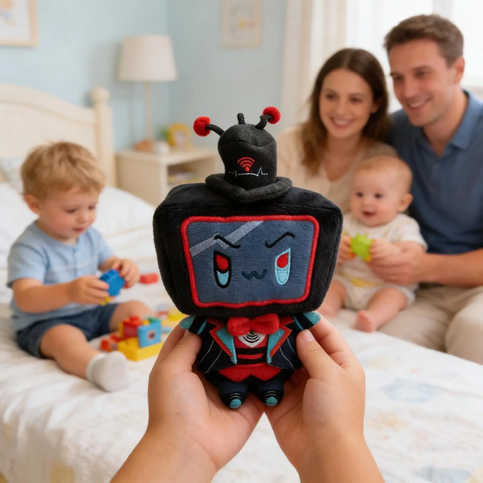 

2026 new Hell Hotel Vox Plush Toys Small Stuffed Doll Anime Merchandise Doll Gifts Hell Hotel Mascot Model Gifts