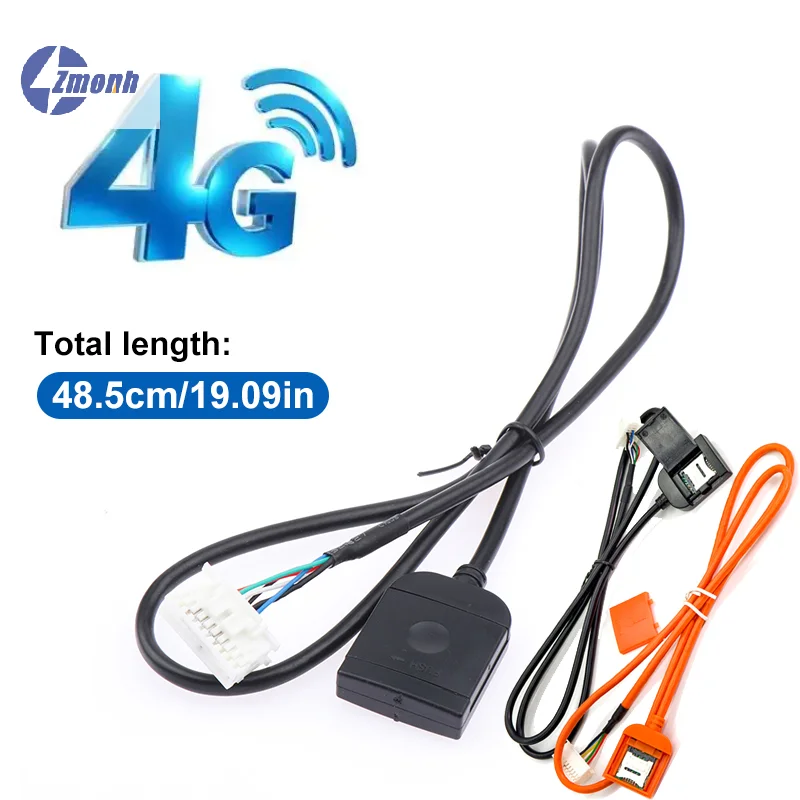 New！4G Sim Card Slot Adapter For Android Radio Multimedia Gps 4G 20pin Cable Connector Car Accsesories Wires Replancement Parts