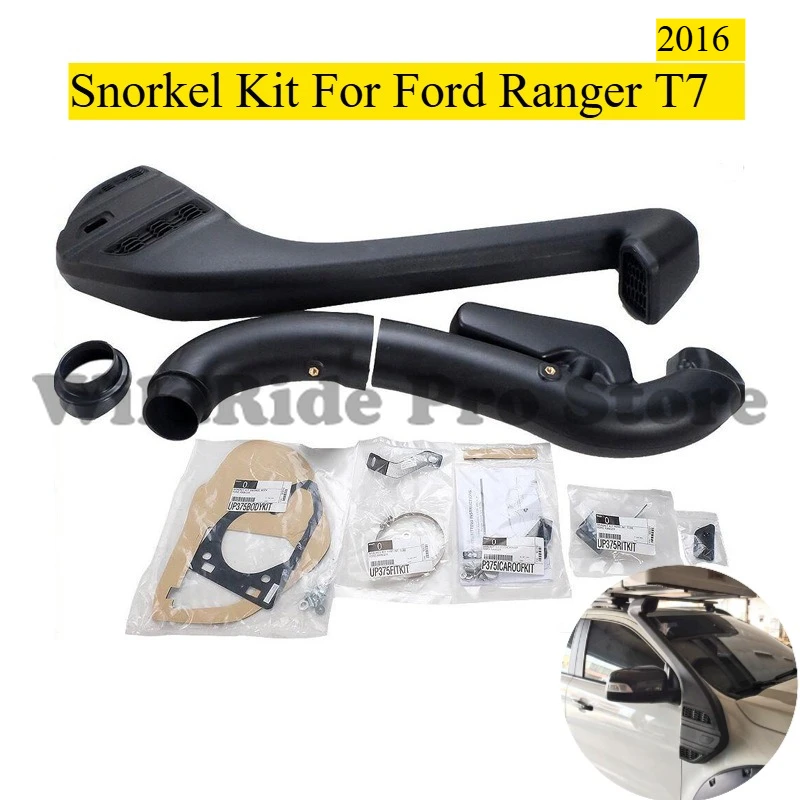 

For Ford Ranger T7 2016 Snorkel Kit Waterproof Air Intake Pipe Off-Road 4x4 Pickup Truck Wading Upgrade