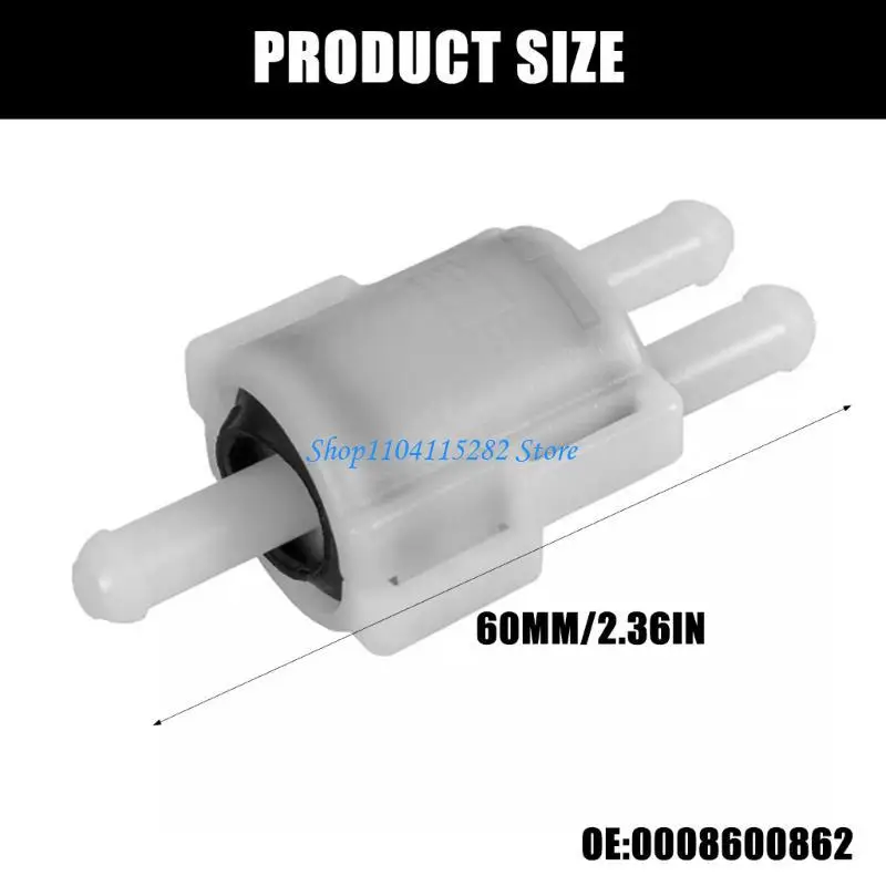 A2BF أساسية من غسالة الزجاج الأمامي ، صمامات فحص غسالة مناسبة لتوضيح الأمان المحسّن خلال الطقس السلبي 0008601062
