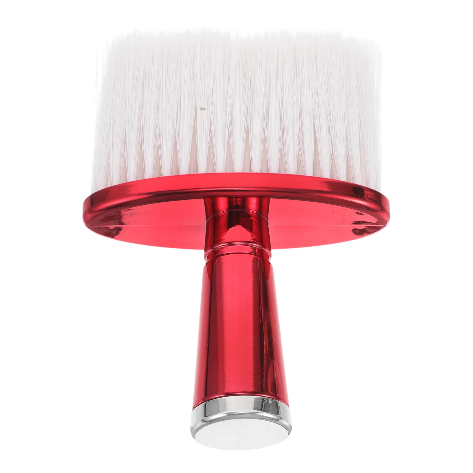 

Electroplated Hair Brush Soft Bristles Red Neck Duster for Cutting Barber Supplies Hair Removal Stylish Design
