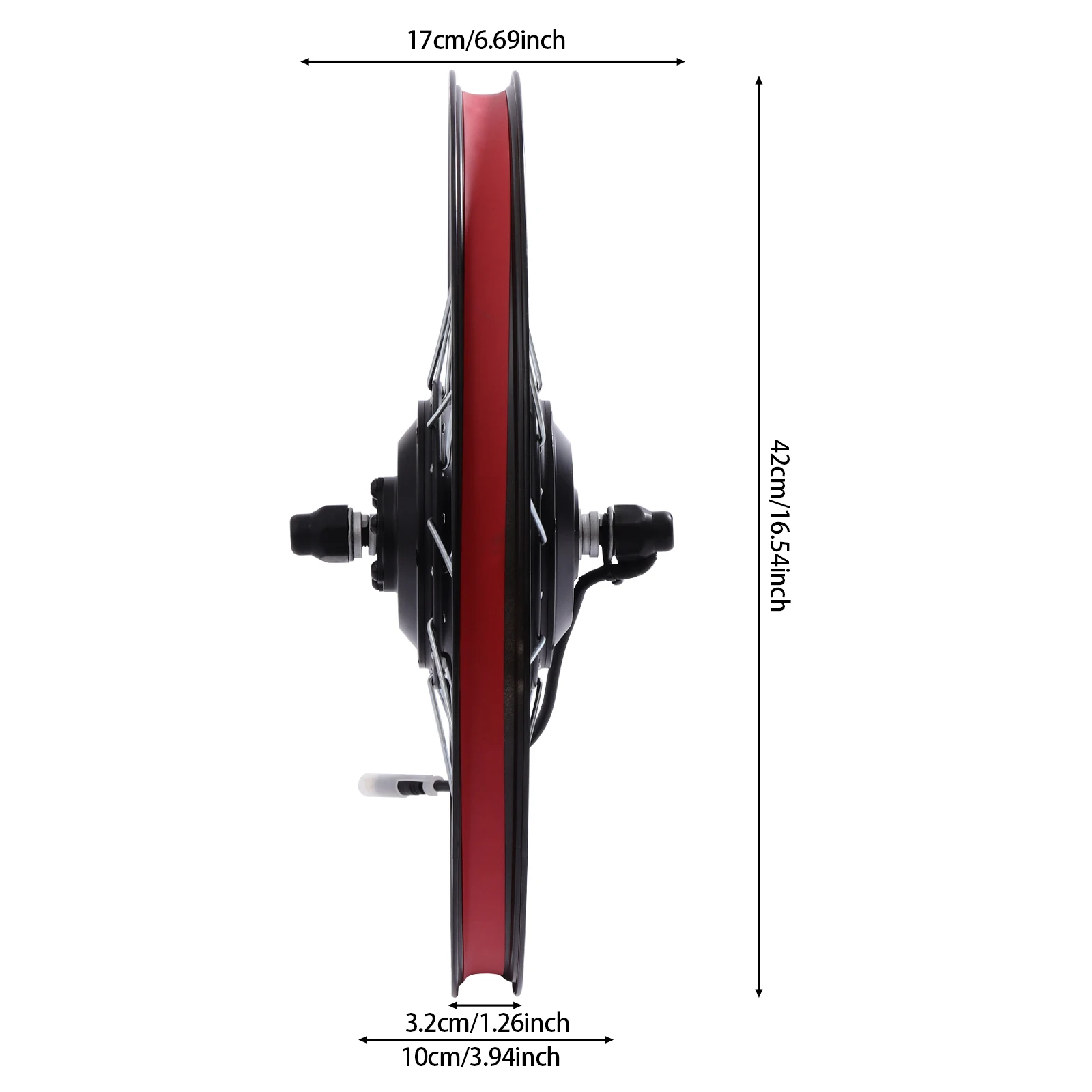Electric Bike Front Wheel Conversion Kit E-Bike Hub Motor Set 36V 350W 20