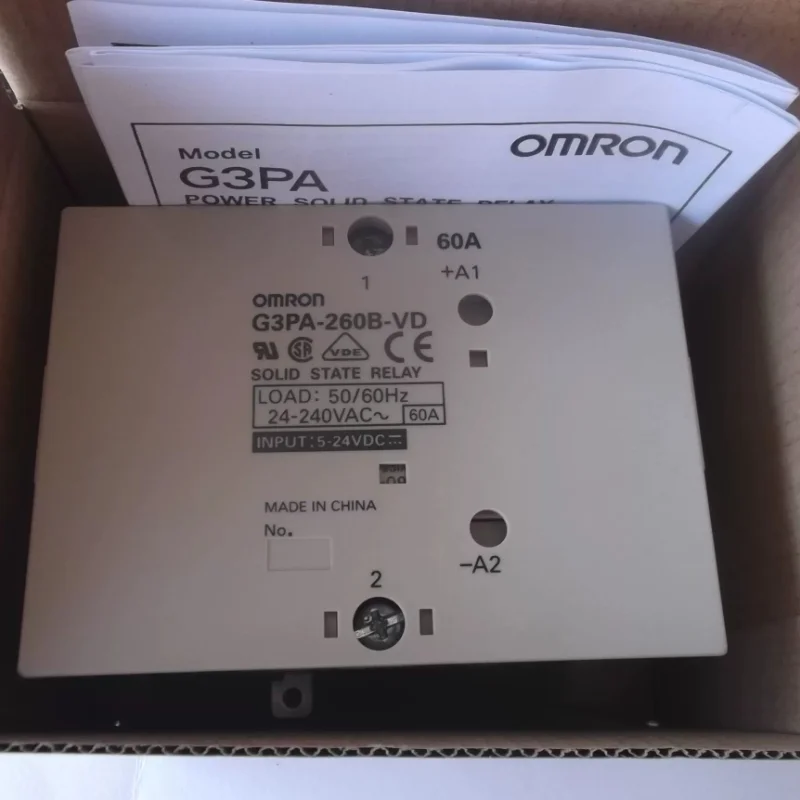 OMRON G3PA Solid State Relay Single Phase Built-in Heat Sink Zero Cross DIN Rail UL CSA VDE