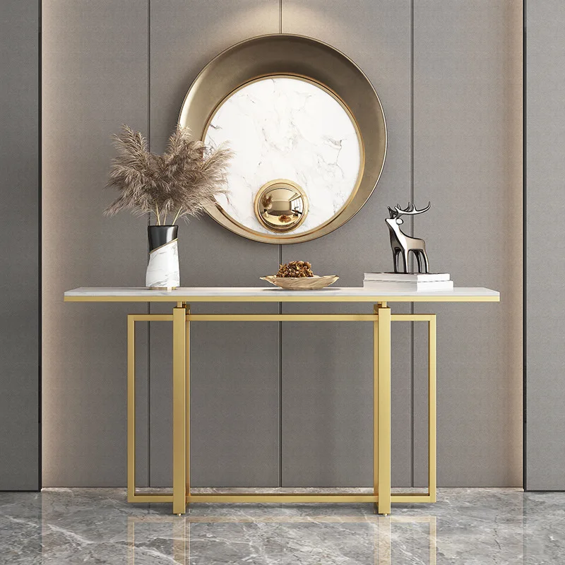 

Marble entrance table Entrance table Strip entry Entrance cabinet Iron frame Entrance hall End view table