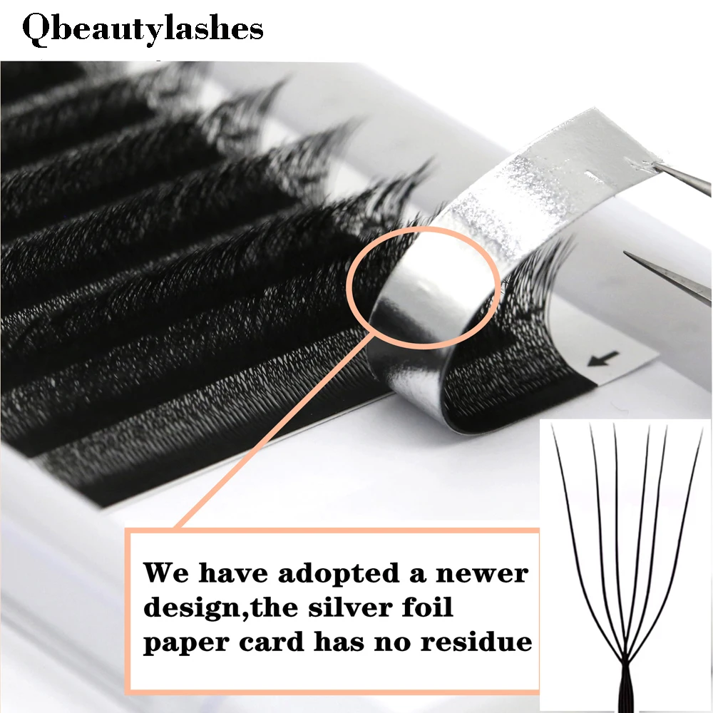 큐뷰티래쉬즈 U자형 3D 4D 5D 6D W 인조 속눈썹 YY 속눈썹 연장 프리메이드 볼륨 팬 속눈썹 메이크업 도구