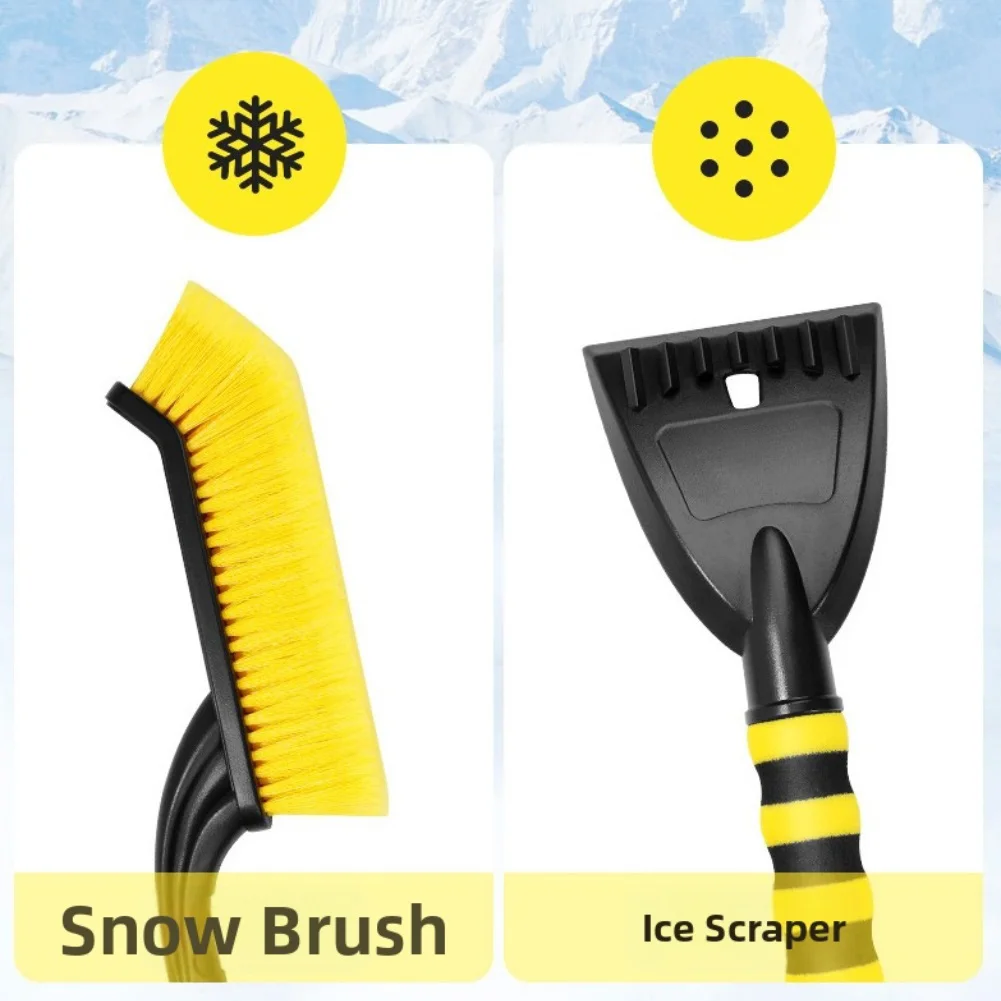 Detachable Shovel with Ice Scraper for Efficient Snow Removal and Easy Storage in Winter Conditions Detachable