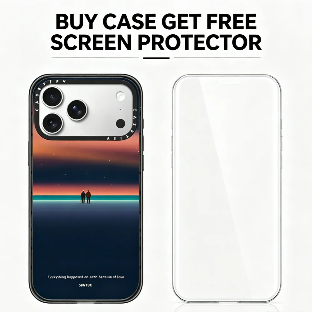 Coque CASETiFY Testimony of Love pour MagSafe pour iPhone 17 Air 16 15 14 Pro Max, Housse Magnétique Antichoc avec Protection d'Écran