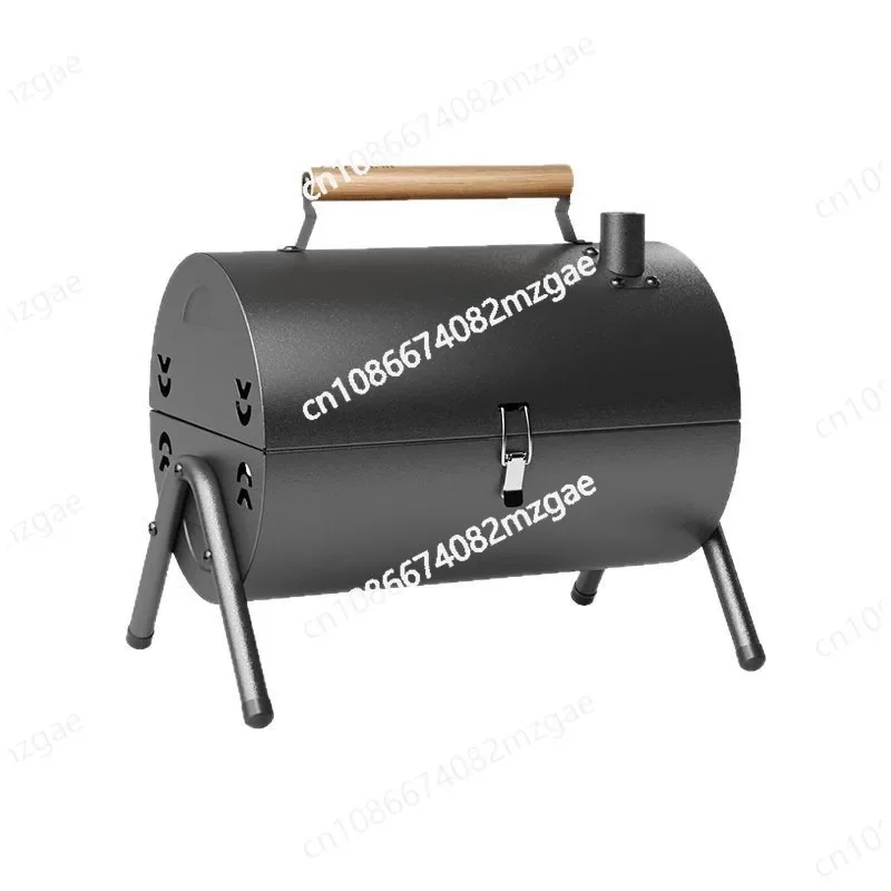 Barbecue Chimney Stove Outdoor Camping Household Smokeless Folding Barbecue Grill Charcoal Grill Portable Frying and Grilling