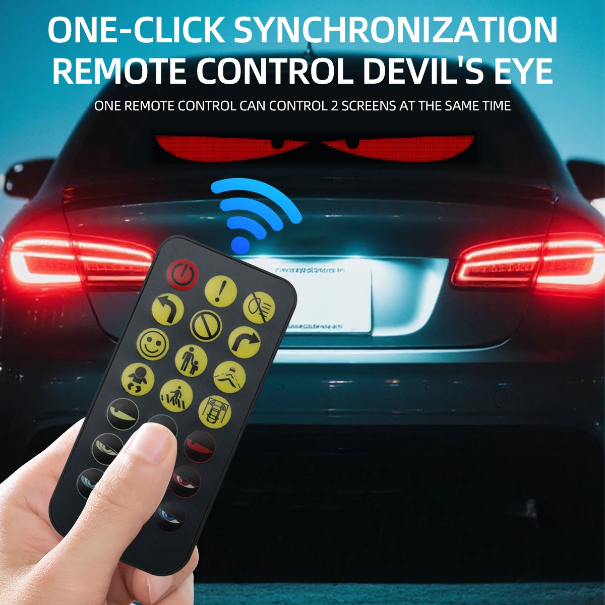 2IN1 Car LED Interior Light Windshield Strobe Lights Decorative Lights Automobile LED Strip USB APP Control With Remote Control