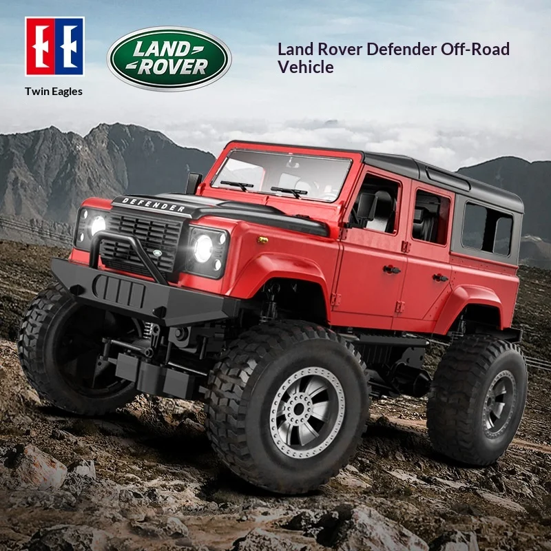 

Радиоуправляемая модель внедорожника Land Rover Defender D110 в масштабе 1:8, лицензированная Double E, для мальчиков, подарок для игр на улице