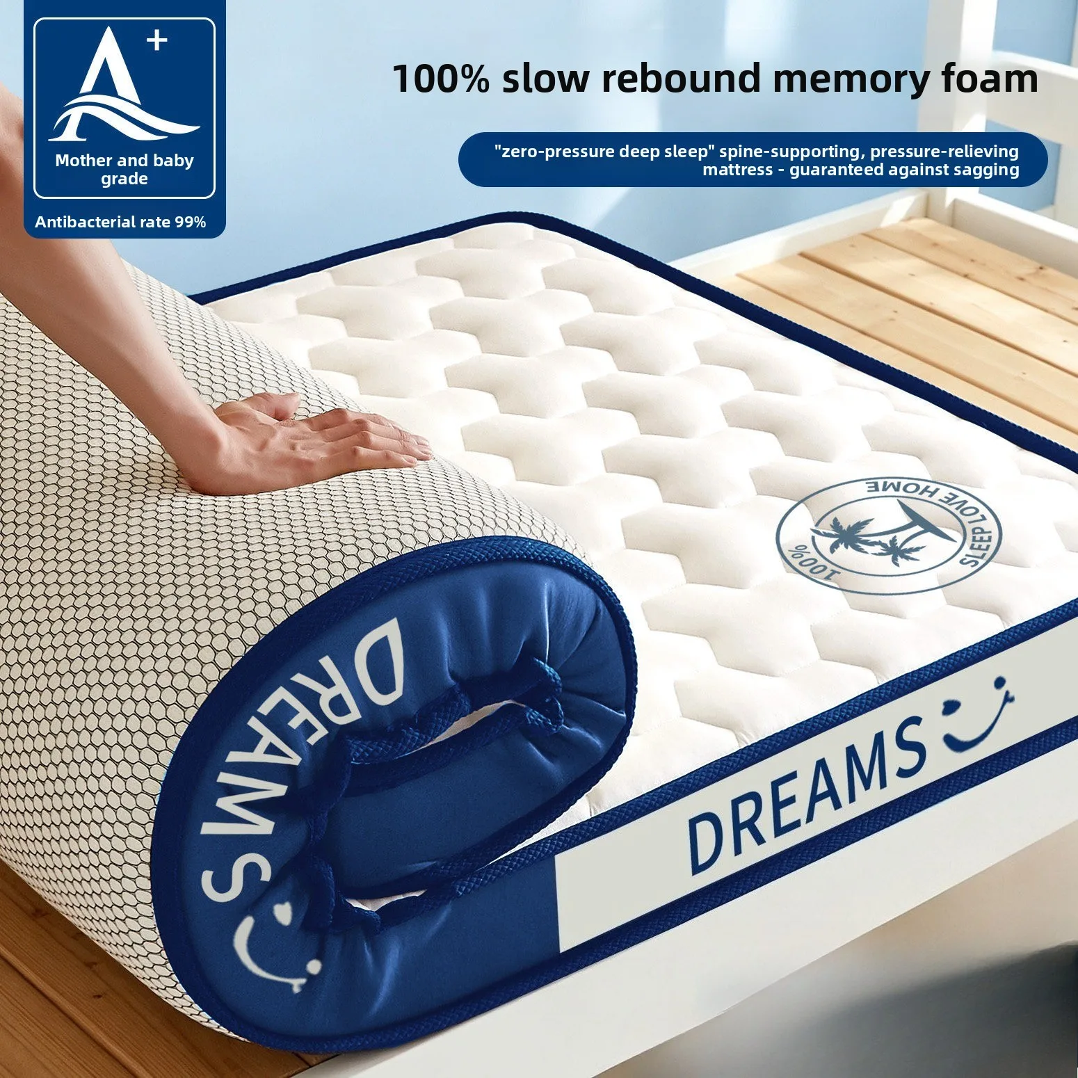 Latex Sponge Tatami Mat High Grade Thicken 6/9cm Mattress Twin King Queen Size Winter Household Keep Warm Bed Cover Cushion