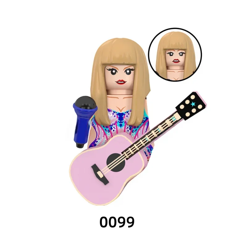 G1015 Alison Celebrity Mini Building Blocks นักร้องที่มีชื่อเสียง Super Star Daft Punk Band รุ่นอิฐของเล่นสําหรับของขวัญเด็ก