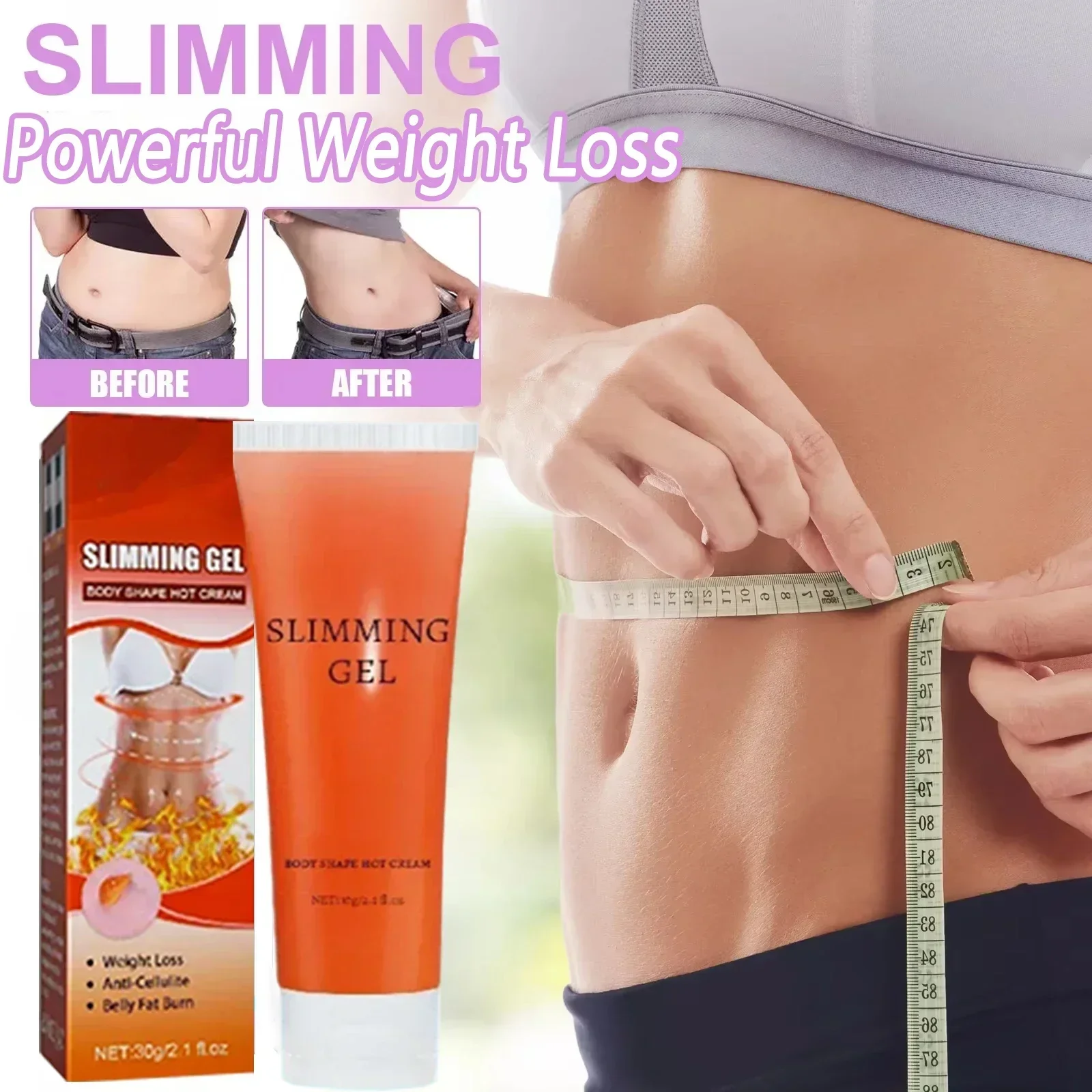 7 Days Powerful Weight Loss Slimming Gel Fat Burning Full Body Sculpting Man  Woman Fast Belly Slimming Products Fat Burner