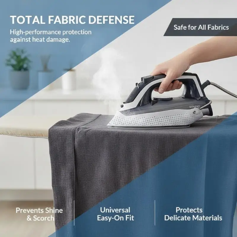 Iron Shoe Cover Smooth Ironing Shoe Set with Soft Gauze Cloth Protector Long Lasting No Damage to Delicate Shoe Fabric