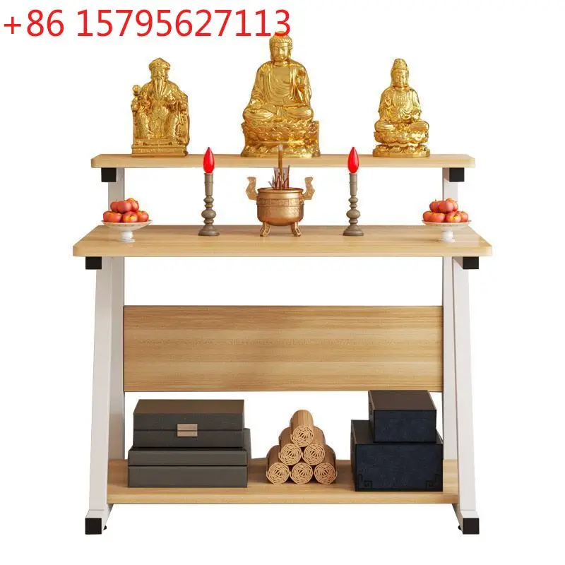

Offering table Buddhist table household Chinese classic offering table Shentai Buddhist strip case Offering incense
