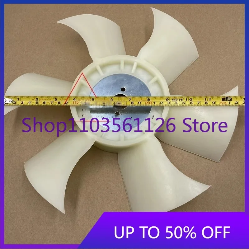 

Hot Sale Excavator 3TNV88 Cooling Fan Blade for Three-Cylinder Engine 6 Leaf Reverse Design with 4 Holes