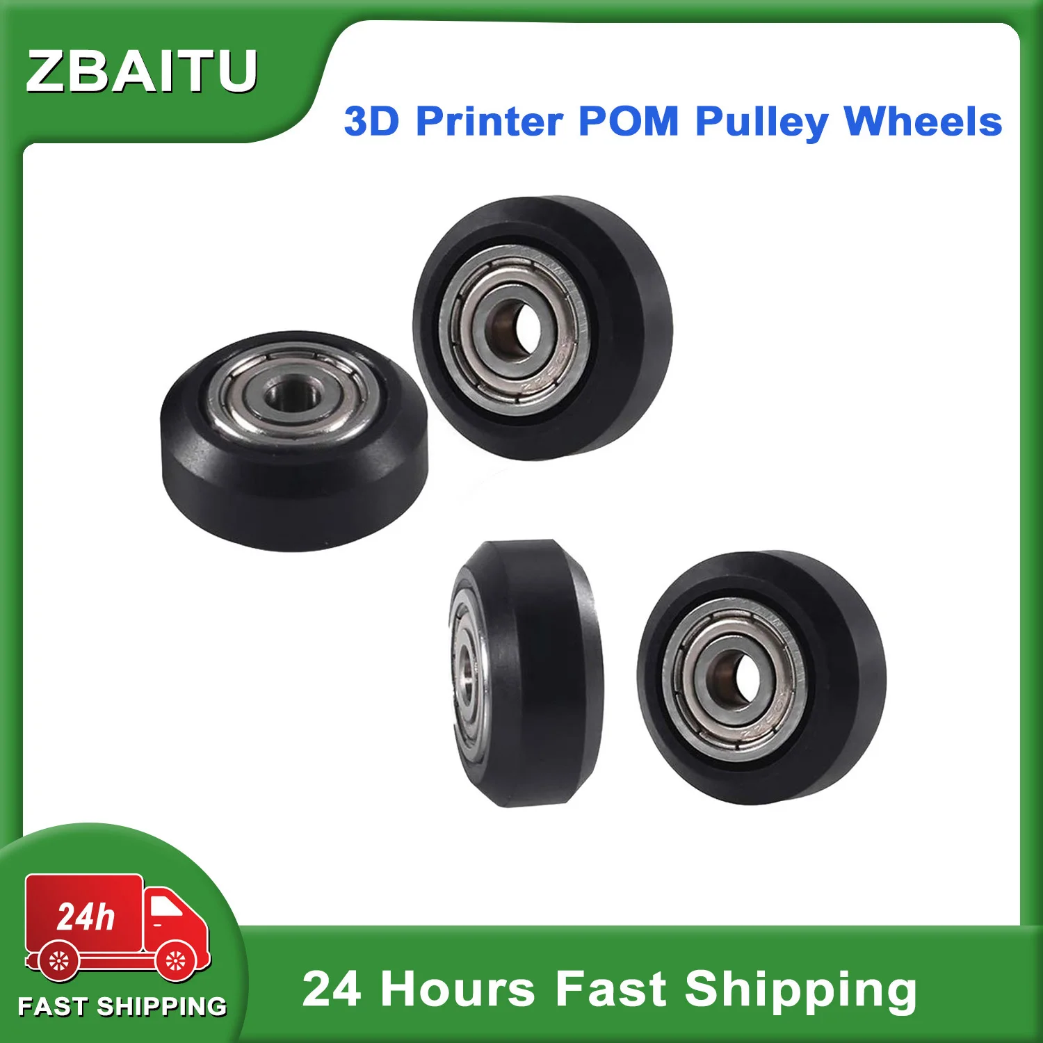 

12/20PCS CNC POM Pulley Wheel 3D Printer Parts Plastic with Bearing Idler Pulley Gear Perlin Wheel laser Engraving Machine Kits
