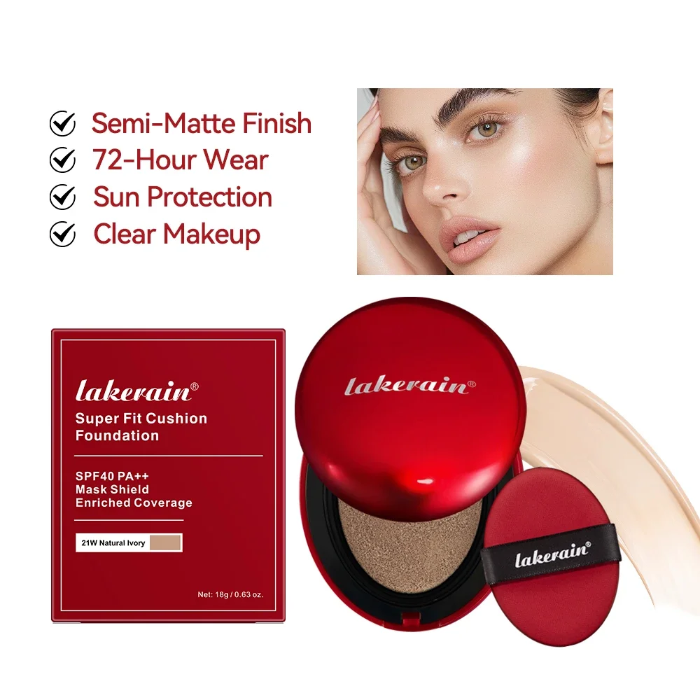 TIRTIR Sunscreen Cushion Foundation TIRTIR Long-lasting Brighten Foundation Cream Women Base Makeup Face Korean Cosmetics