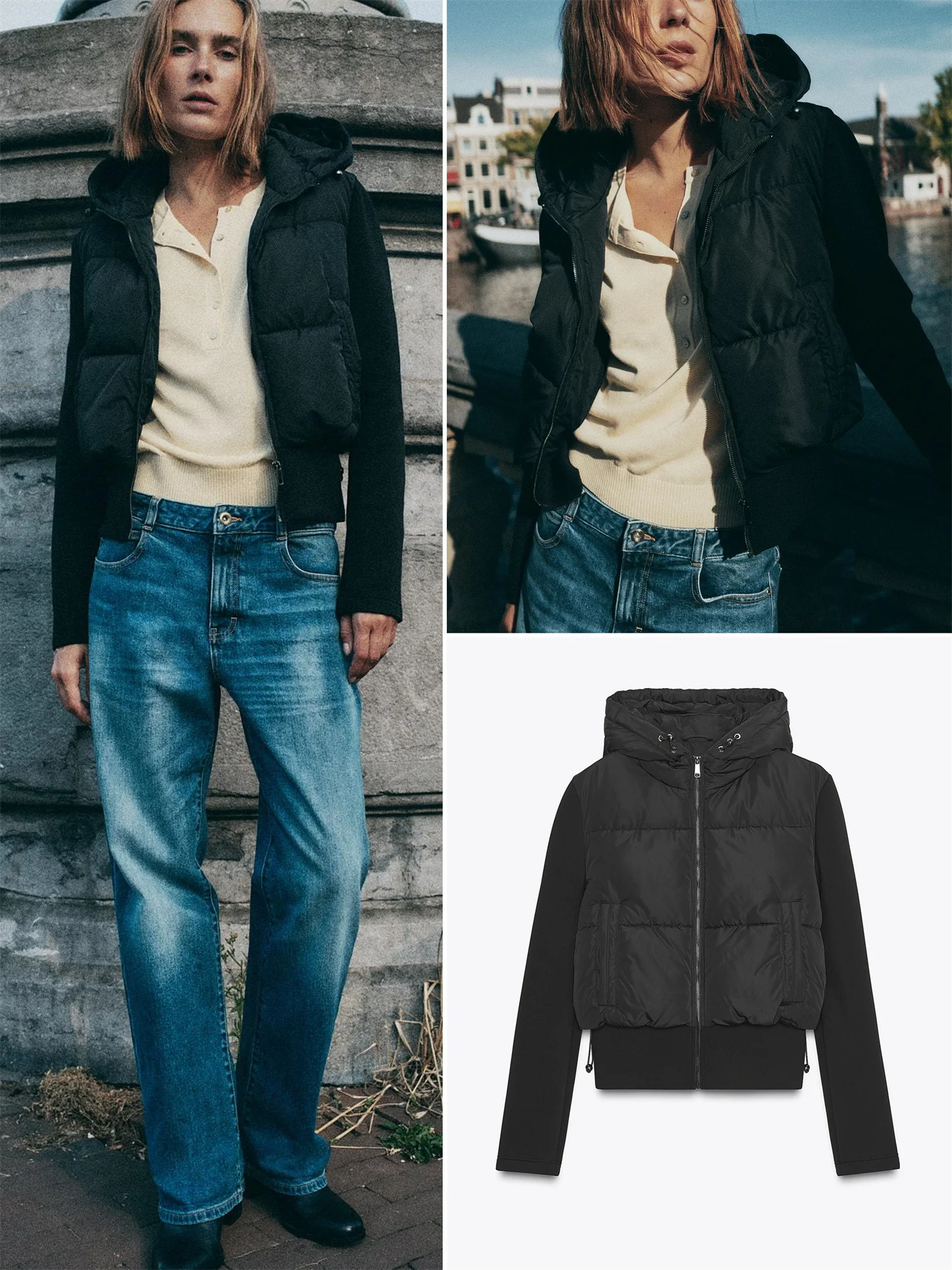 

Faionable Commute Cotton Jaet, женское новое осенне-зимнее пальто с капюшоном и застежкой-молнией, длинное све, обычная длина