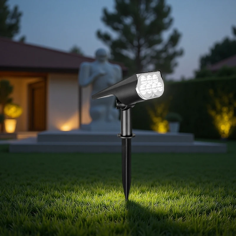 

Professional Solar Powered Tree Light Waterproof Landscape Wall Light Outdoor Spotlight Adjustable Angle Automatic Lighting
