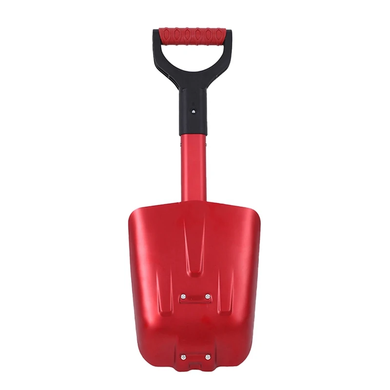 Outdoor Folding Aluminum Alloy Shovel, Snow Removal Tool Suitable For Cars, Snowmobiles, Camping, Skiing And Outdoor