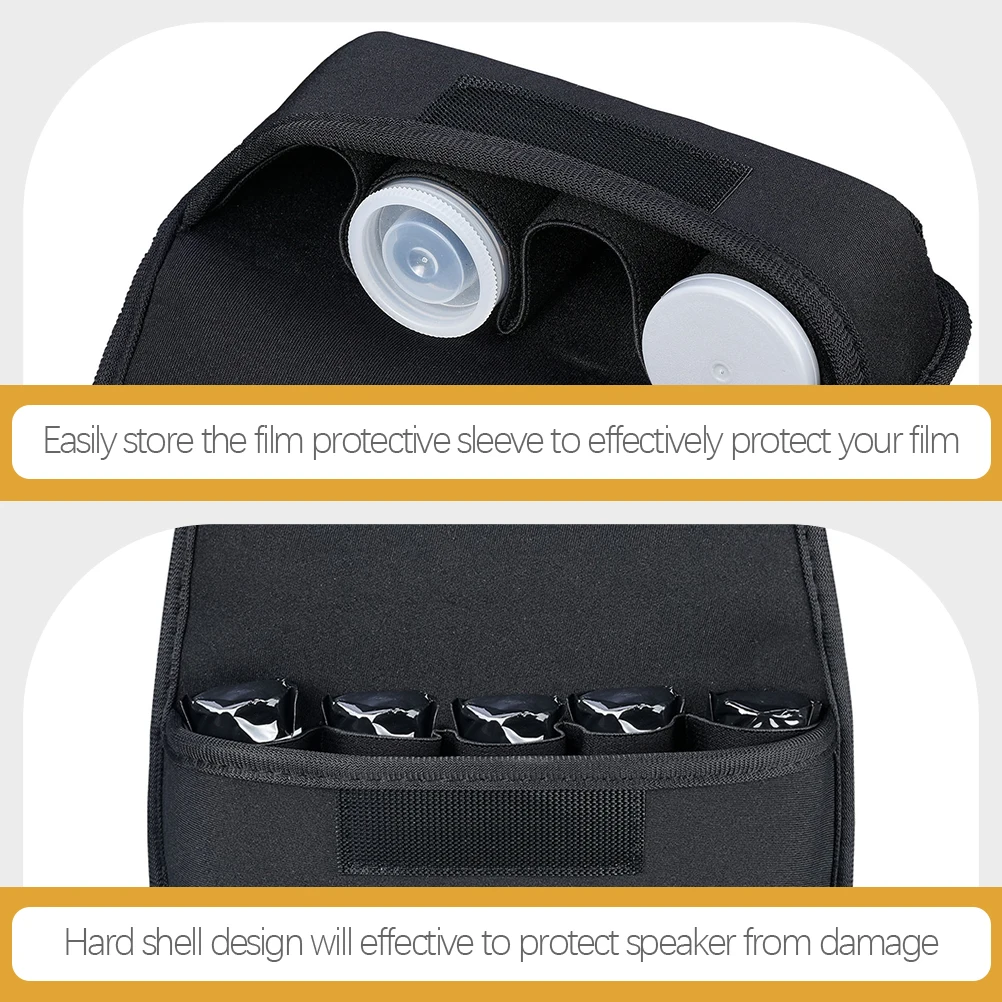 4pcs Canisters Pouch Protective Case For 35Mm Film Film Canisters Case Storage Organizer Holder Bag Container Accessory