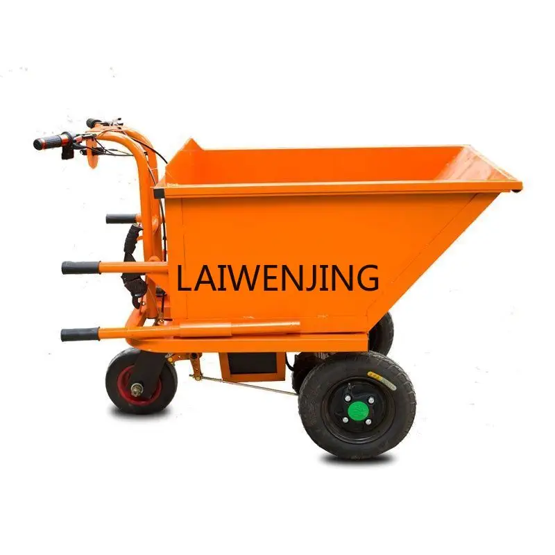 

LYN construction site three-wheeled electric trolley sand feeding breeding manure handling dump truck