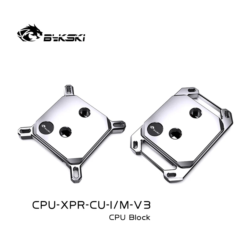 Bykski CPU Block Use for INTEL LGA115X 1200 1700 2011 /AMD Ryzen 3/5/7 X470 X570 POM/Acrylic/All Metal Water Cooler Radiator