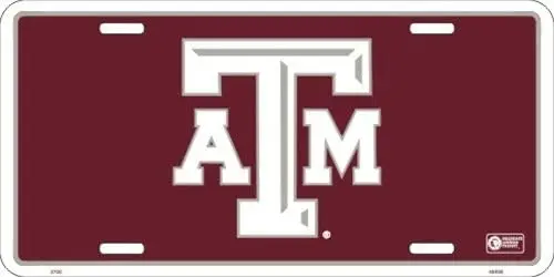 Texas A & M University Collegiate Embossed Metal Novelty Metal Sign Tag Sign 2159