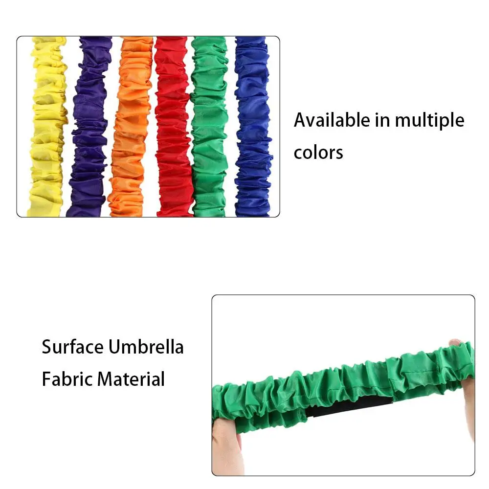 2 Person 3 Foot Group Game Elastic Puttee Multi Person Parent-child Game Sports Game Pros Solid Color Elastic Strap Outdoor