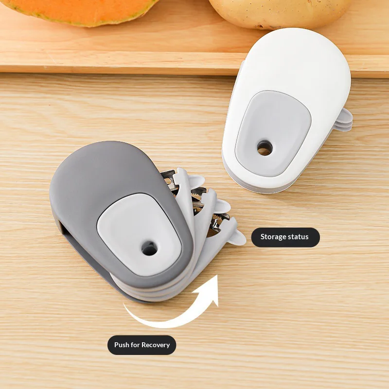Three-in-one portable fruit cucumber peeler, vegetable peeler for outdoor carry