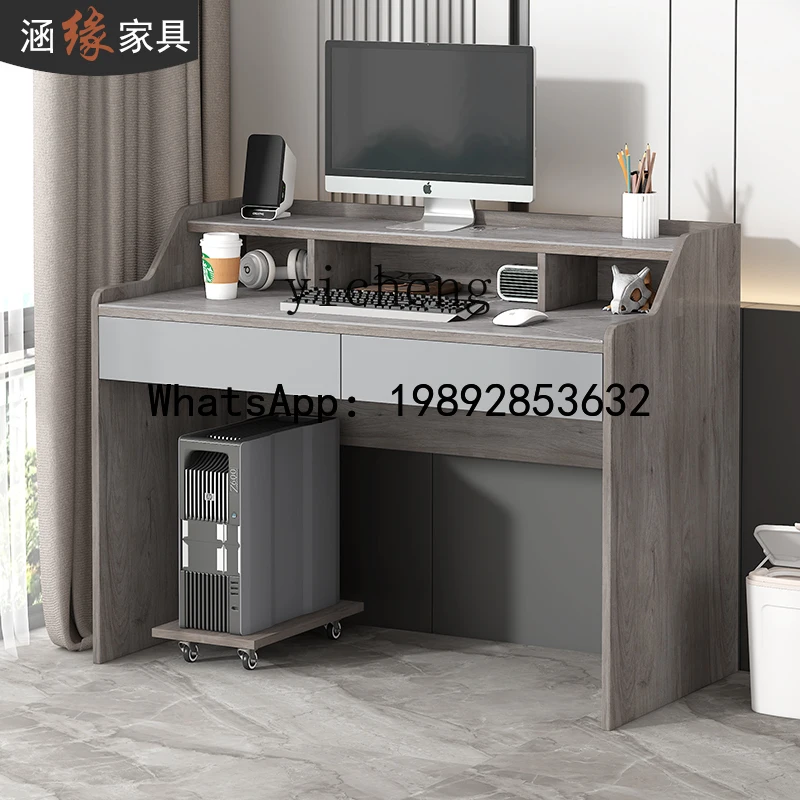 BGZ   light luxury rock slab desk desktop computer desk small household multi-function desk table