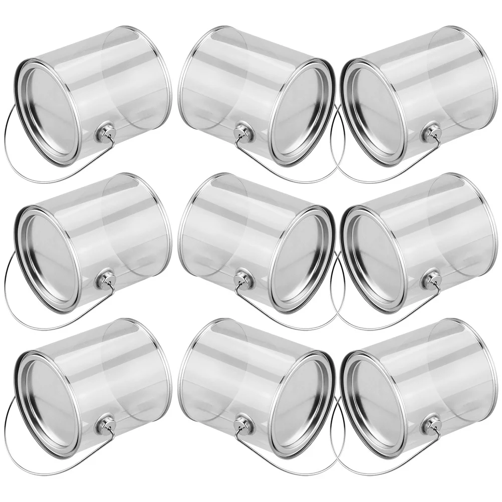 

12Pcs Candy Jars Transparent Storage Containers Reusable Small Tea Cookie Holders Sealed Lid Candy Holder Snack Storage