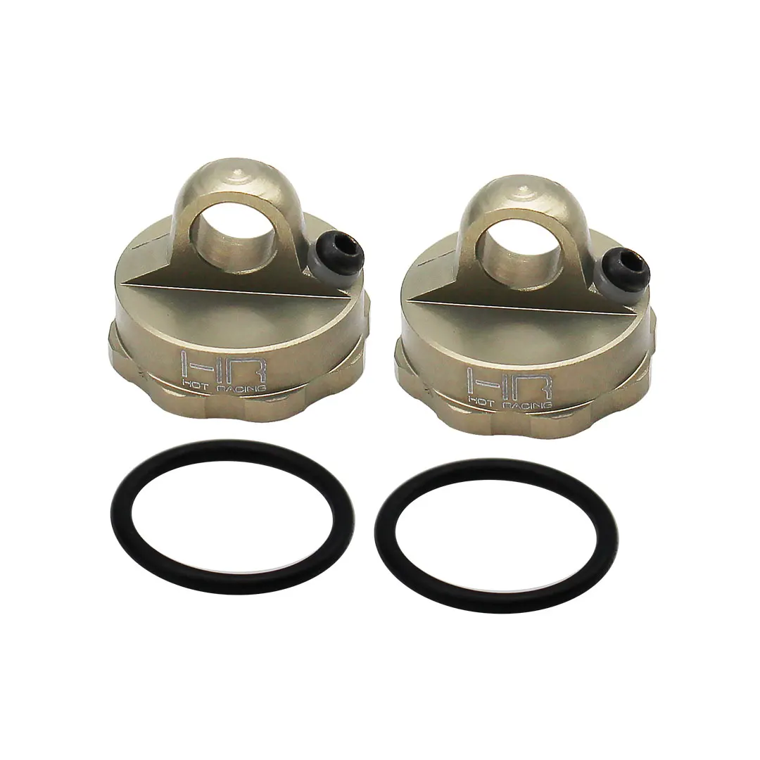 Hot Racing B7 Aluminum Shock Cap 7075 Hard Oxide 13mm Bleeder Replace ASC91926​