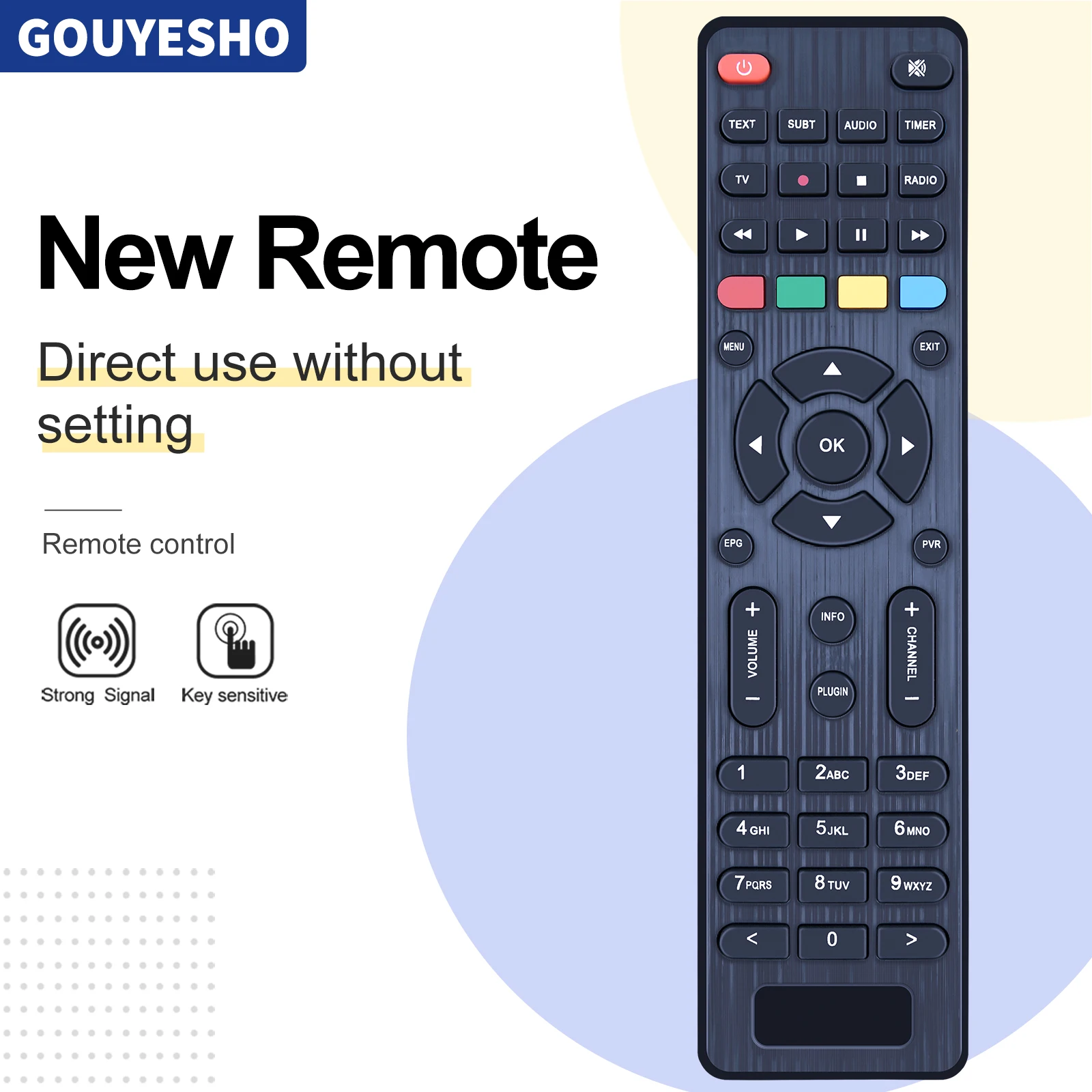 New Remote Control For Amiko DVB-T2,Viper Combo,Viper Slim DVB-S2,VIPER-T2C