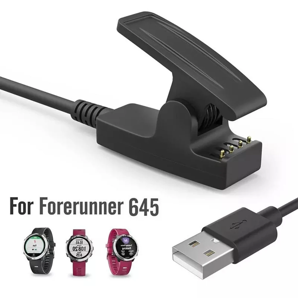 USB Charging Cord 735XT 235xt 230 630S20 Replacement Smart Watch Charger Charging Dock for Garmin Forerunner 645 Charge Cradle