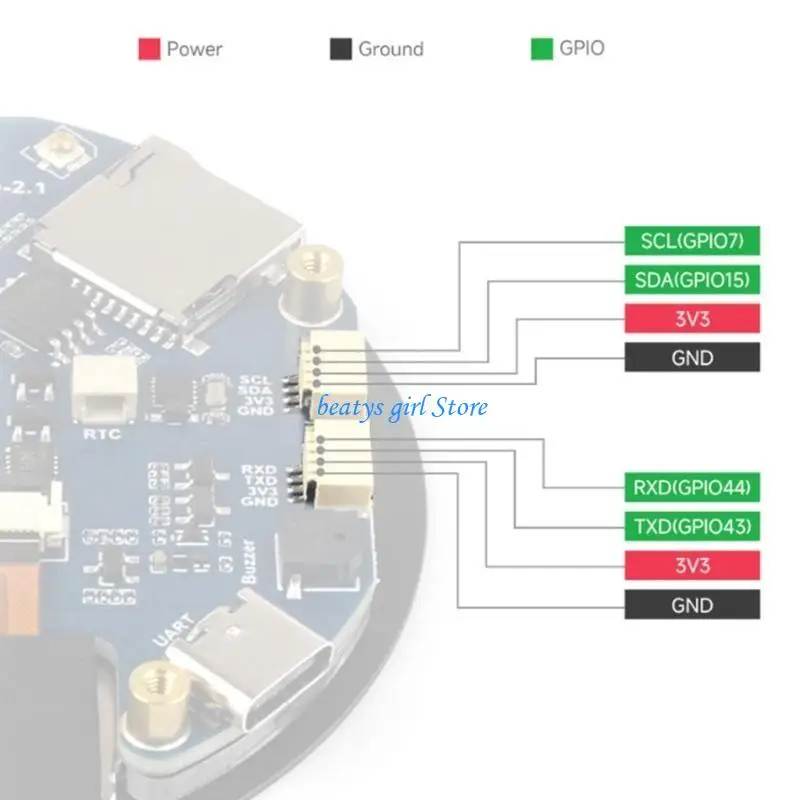

C7AB ESP32S3 Development Board with 2.1" Color Screen High Resolution