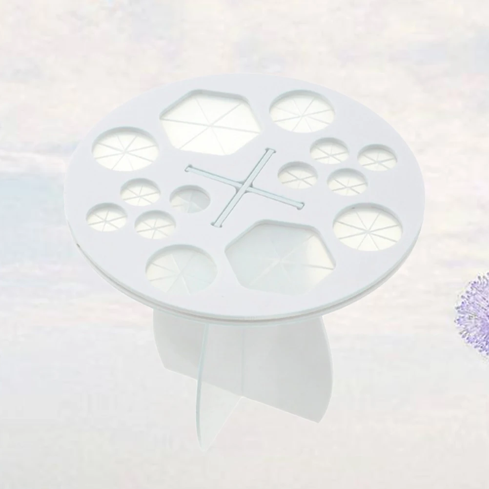 Acrylic Makeup Brush Holder Drying Rack Storage ganizer Tools Lightweight Easy Clean Beauty Accessories Travel Friendly Mixed