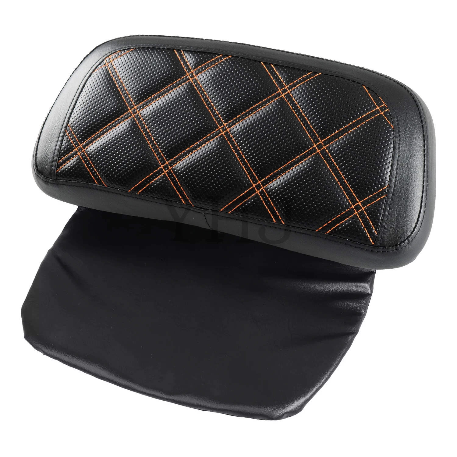 

Мотоциклетная накладка на спинку багажника Razor Chopped Tour Pak Pack для Harley Touring Street Tri Glide Road King 2014-Up, черная искусственная кожа