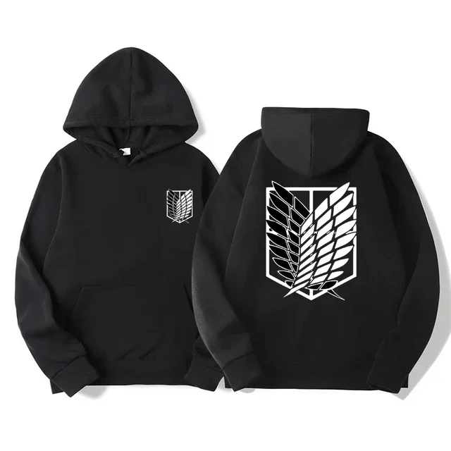 

2025 Attack on Titan Men's Hoodie Anime Hoodies Men Women Streetwear Pullover Harajuku Shingeki No Hoodies Sweatshirt Clothes