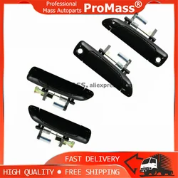 4Pcs/lot Front and Rear Exterior Outside Door Handles Set Black New For 2001 2002 2003 2004 2005 Honda Civic 72180S5A013