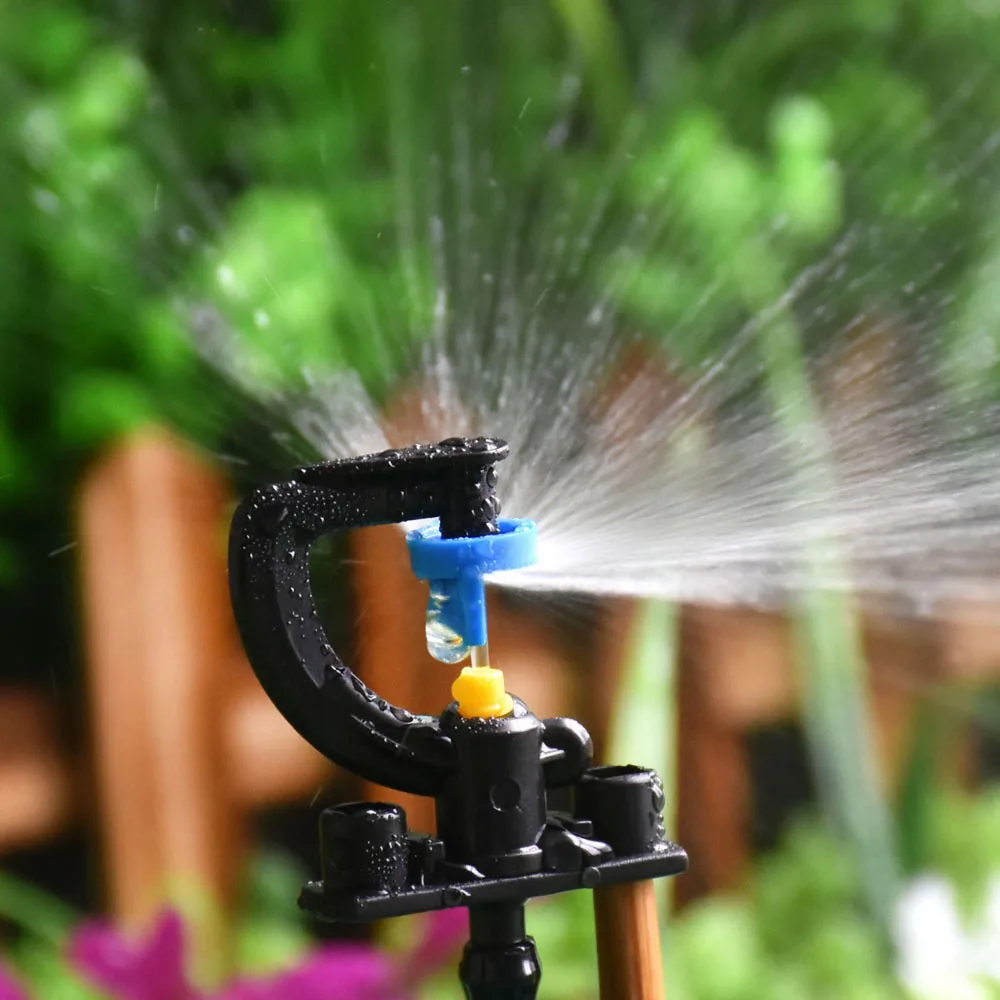 180 360 Degree Rotating Micro Sprinkler Nozzle G-Type Hanging Nozzle For Garden Greenhouse Irrigation